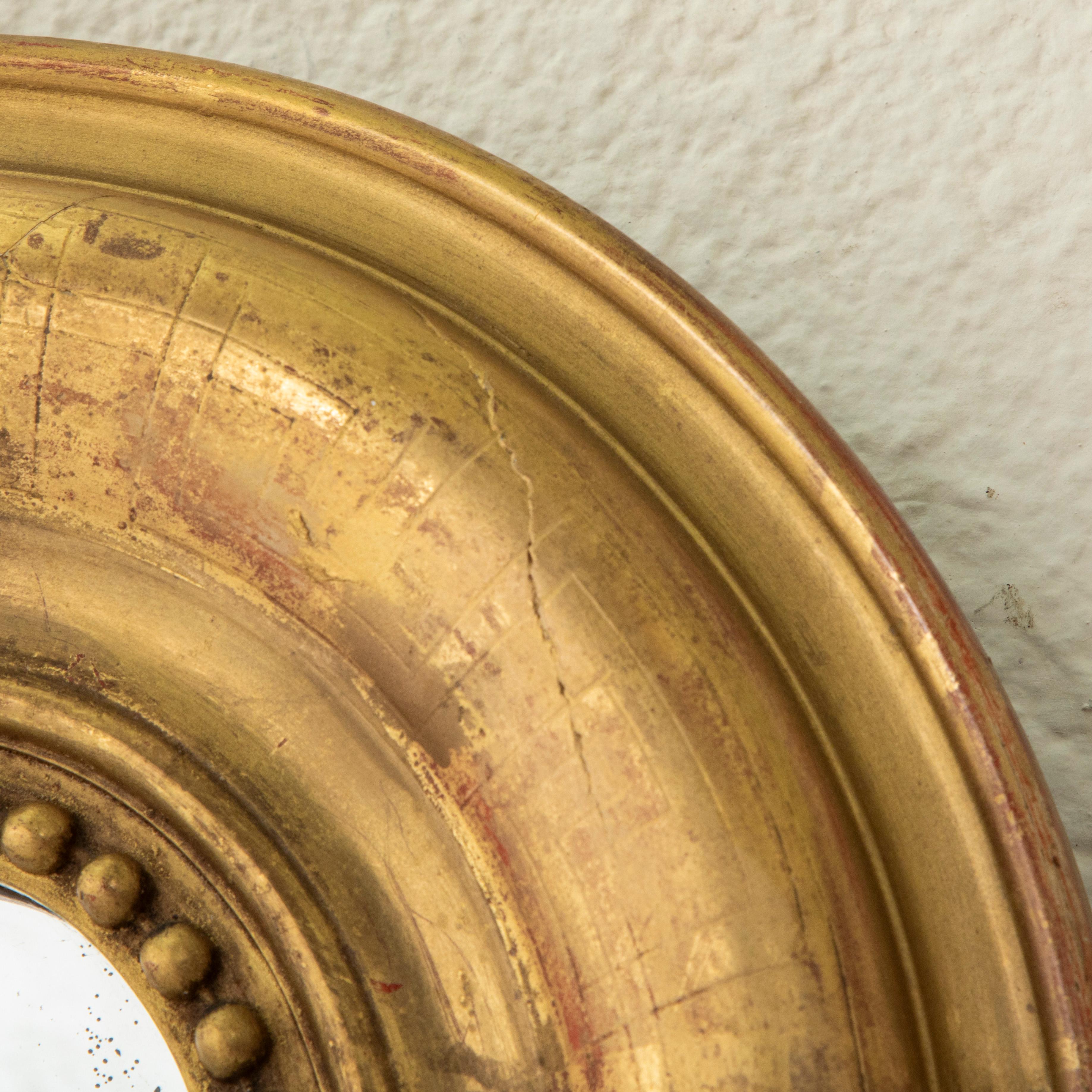 Small Scale 19th Century French Louis Philippe Period Gilt Wood Mirror 4