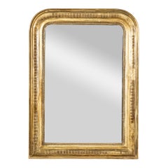 Small Scale 19th Century French Louis Philippe Period Gilt Wood Mirror