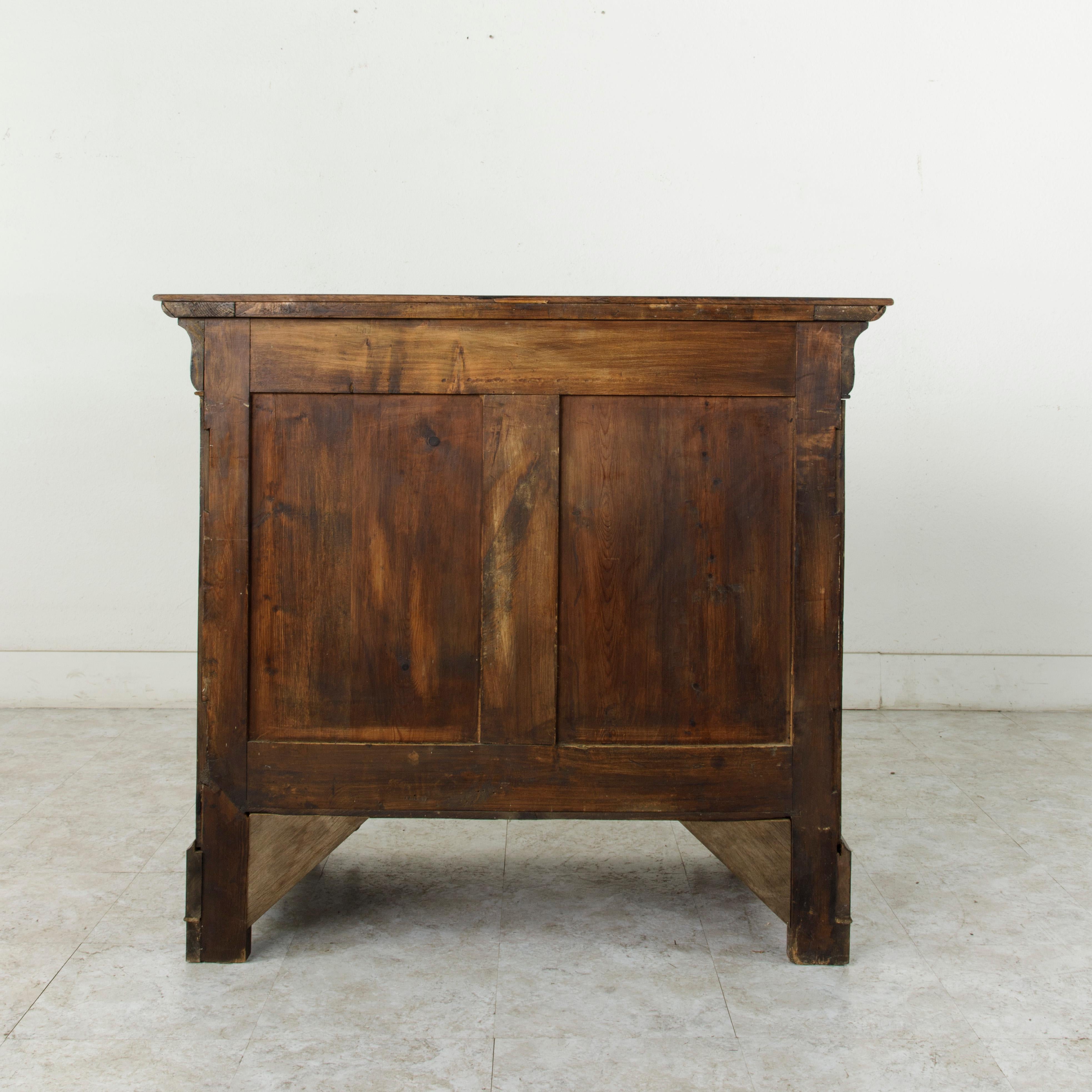 Small Scale 19th Century French Louis Philippe Period Walnut Commode or Chest 1