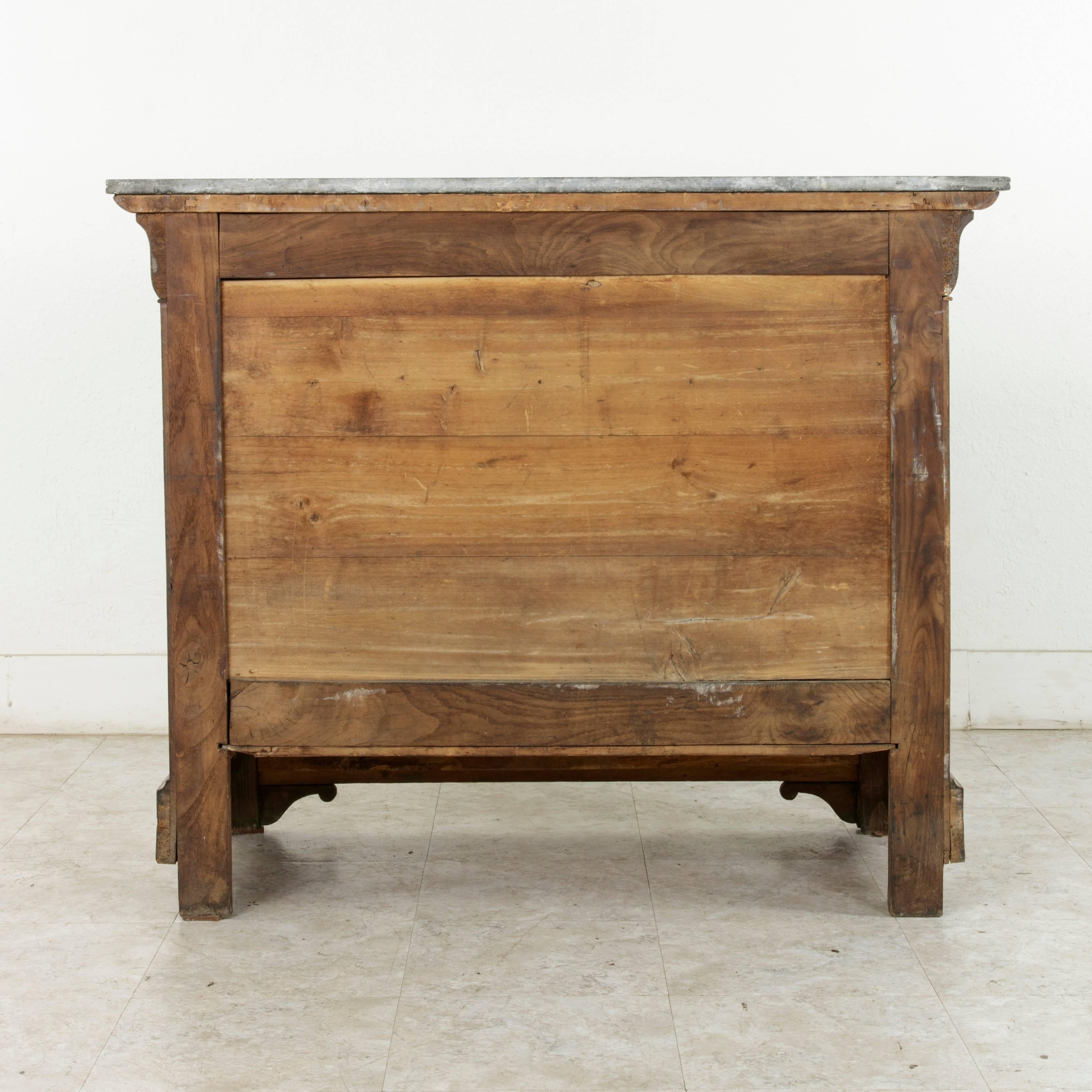 Small Scale 19th Century Louis Philippe Period Bookmatched