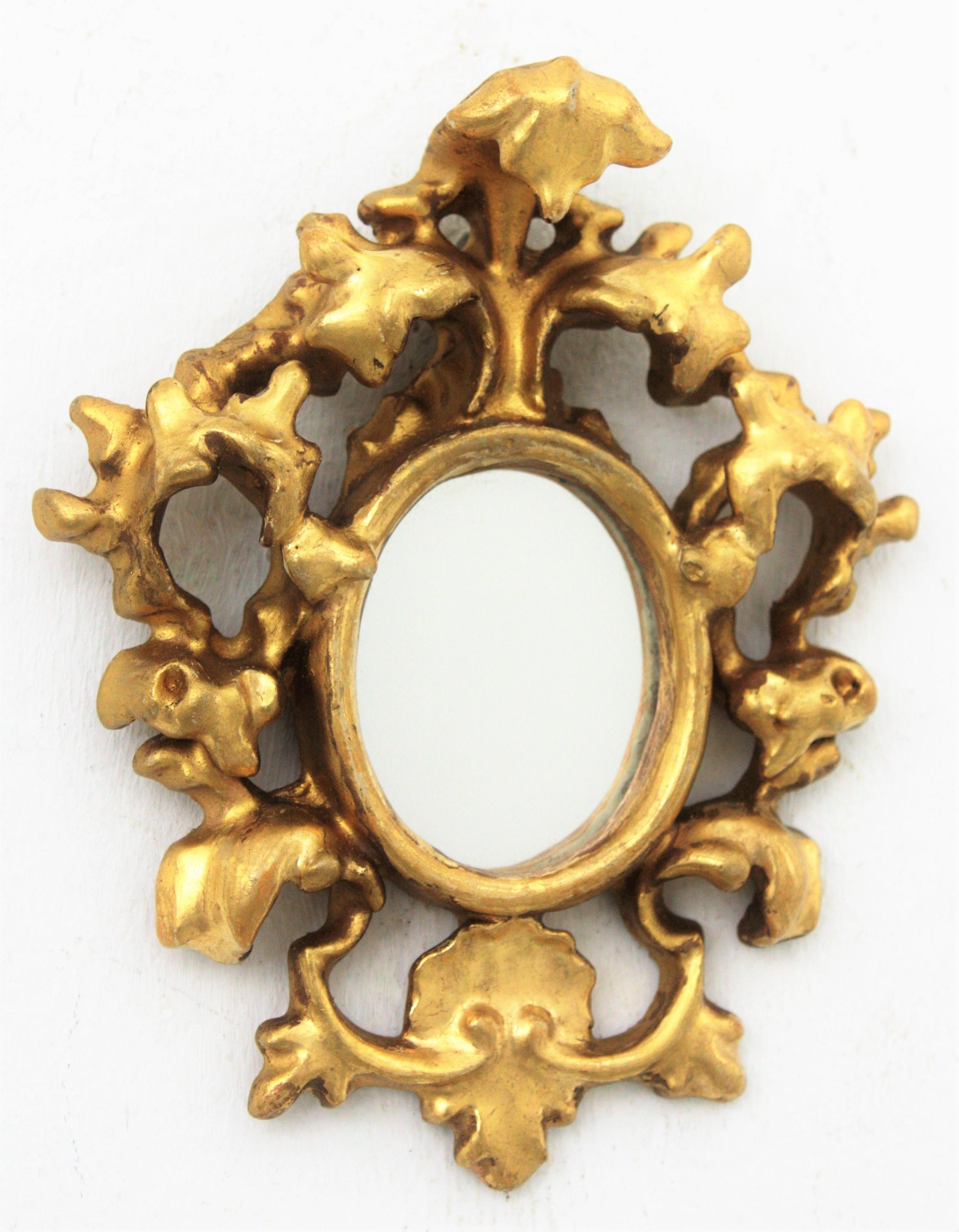 small baroque mirror