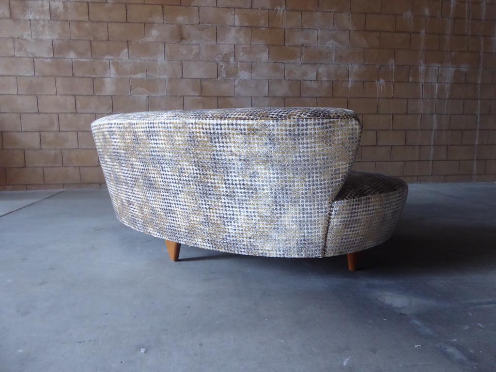 Small-Scale Boomerang Sofa Designed by Vladimir Kagan 1