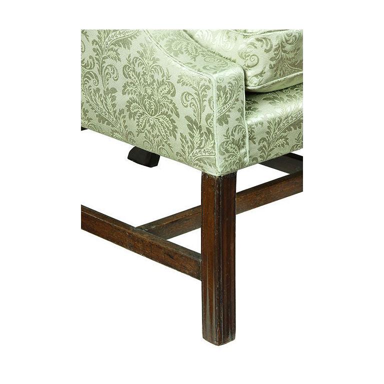 SmallScale Chippendale Mahogany Camelback Sofa For Sale at 1stDibs