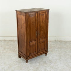 Small Scale Early 20th Century French Oak Cabinet with Three Interior Shelves