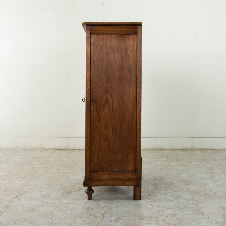 Small Scale Early 20th Century French Oak Cabinet With Three