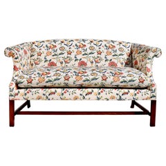 George III. Mahagoni-Sofa mit Kamelrückenlehne, großformatig