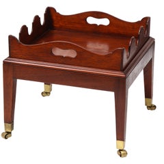 Vintage Small-Scale Georgian Style Mahogany Low Table
