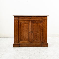 Small Scale Late 19th Century French Oak Buffet or Cabinet