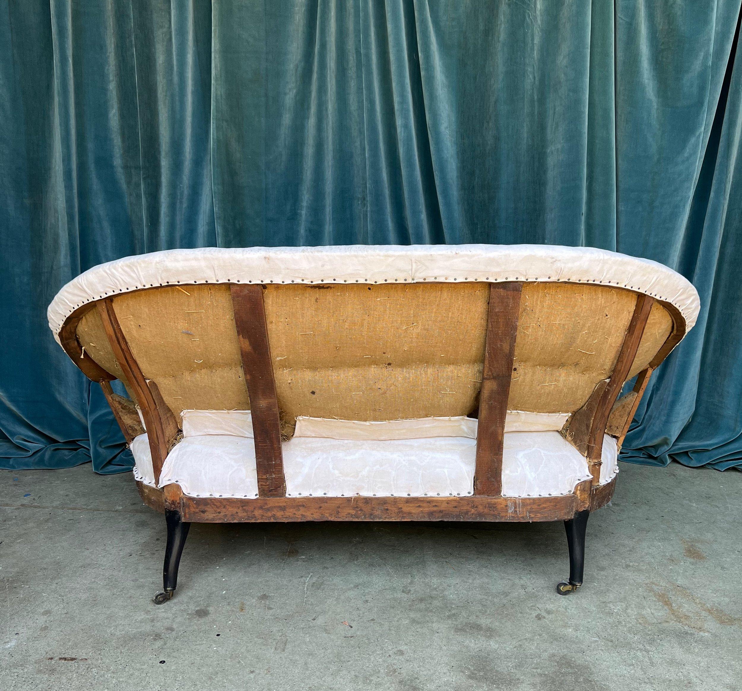 Small Scaled French 19th Century Settee For Sale 2
