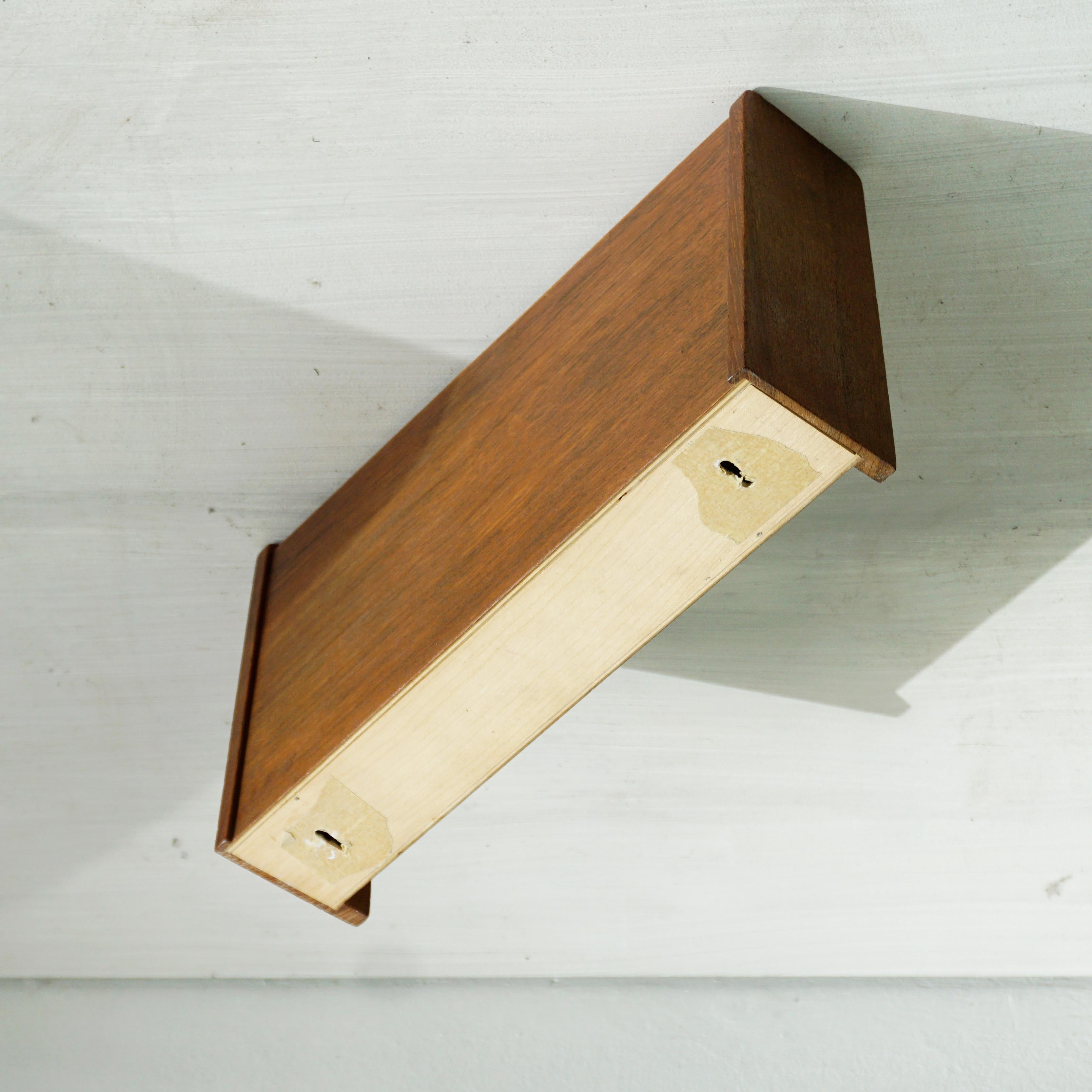 Small Scandinavian Floating Teak Chest of Drawers For Sale 1