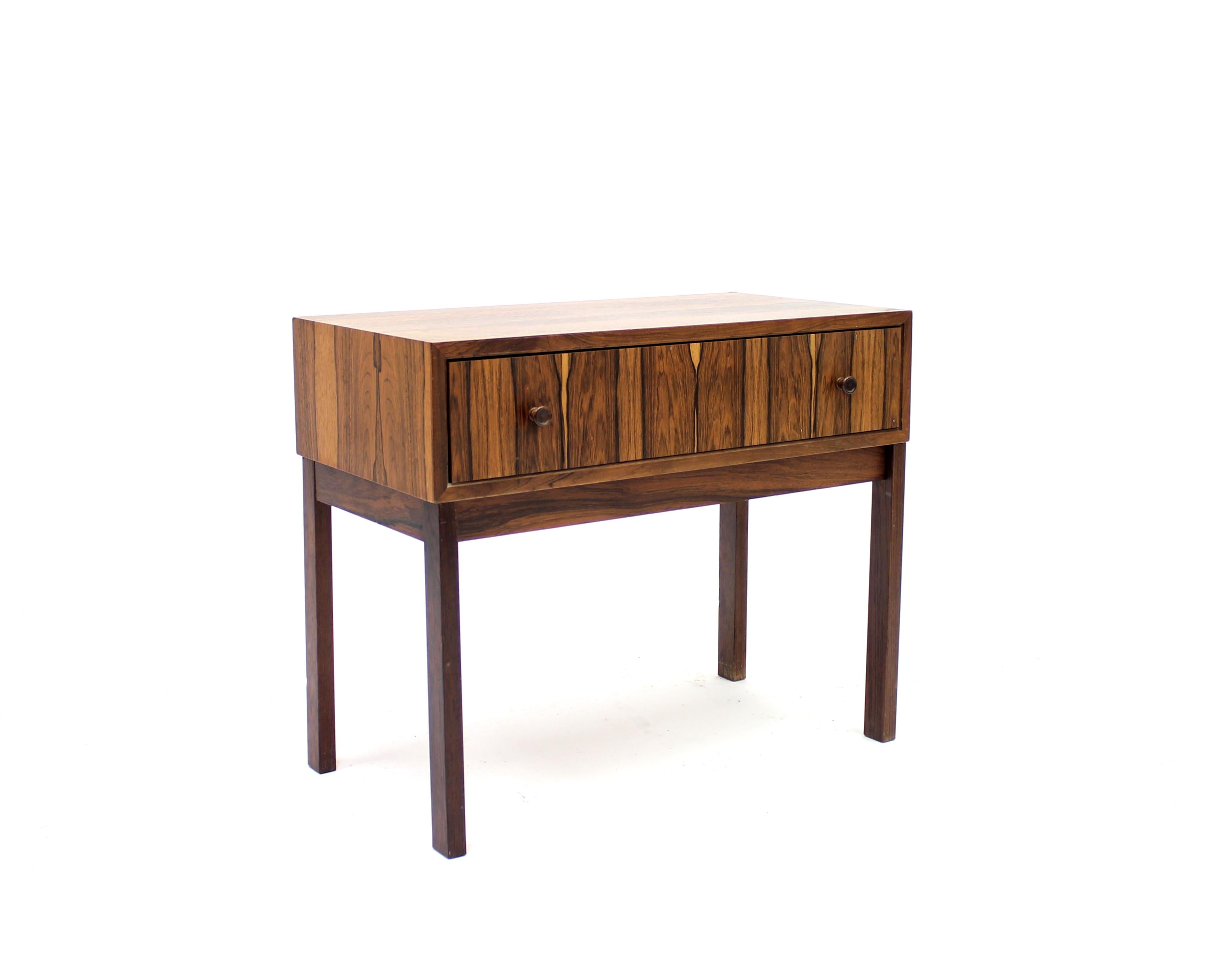 Swedish Small Scandinavian Rosewood Chest of Drawers, 1960s