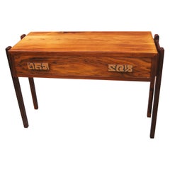 Small Scandinavian Rosewood Side Table