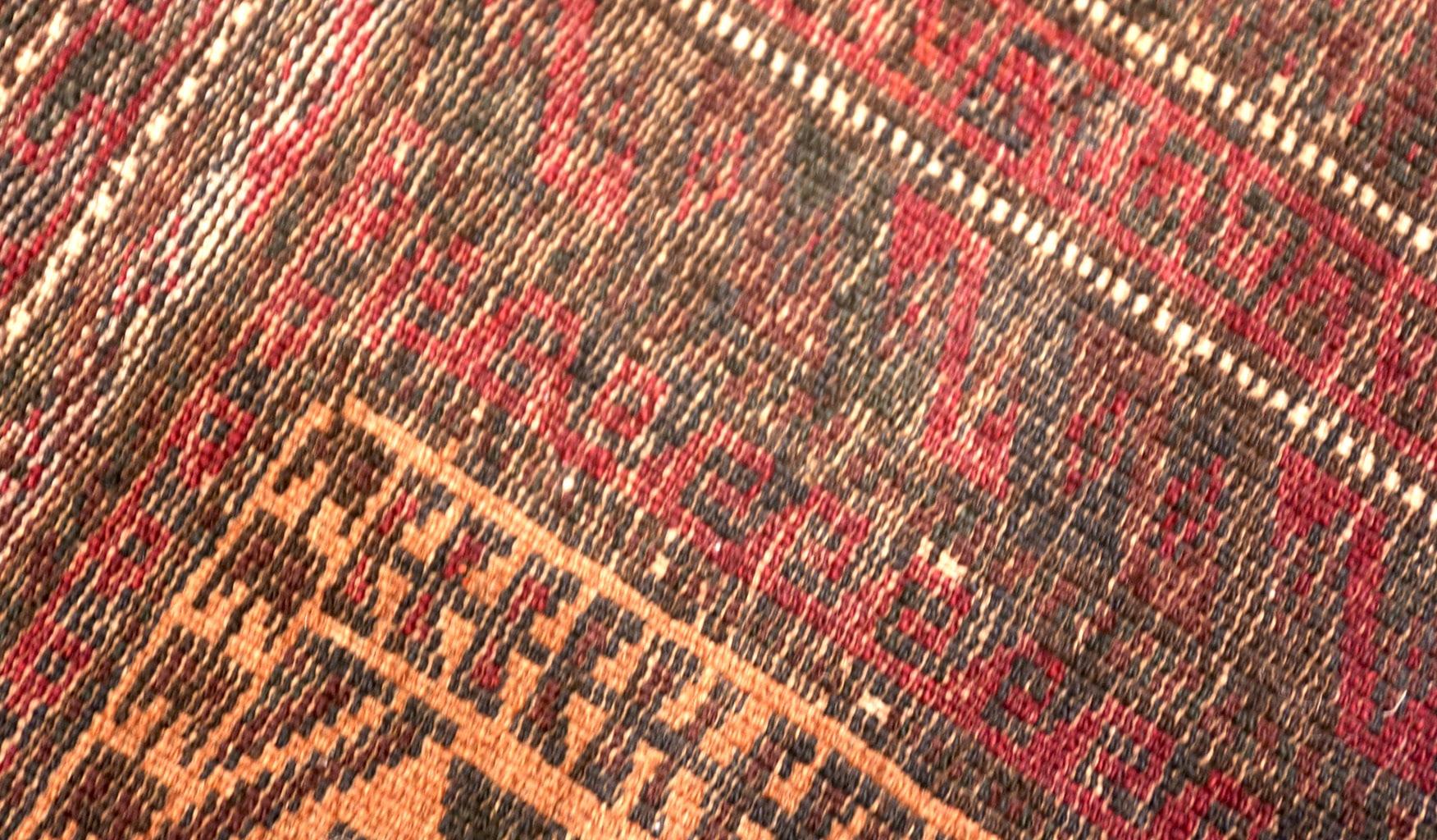 Wool Small Scatter Size Antique Persian Baluch Rug