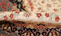 Persian Silk Qum Rug. Size: 2 ft 7 in x 4 ft