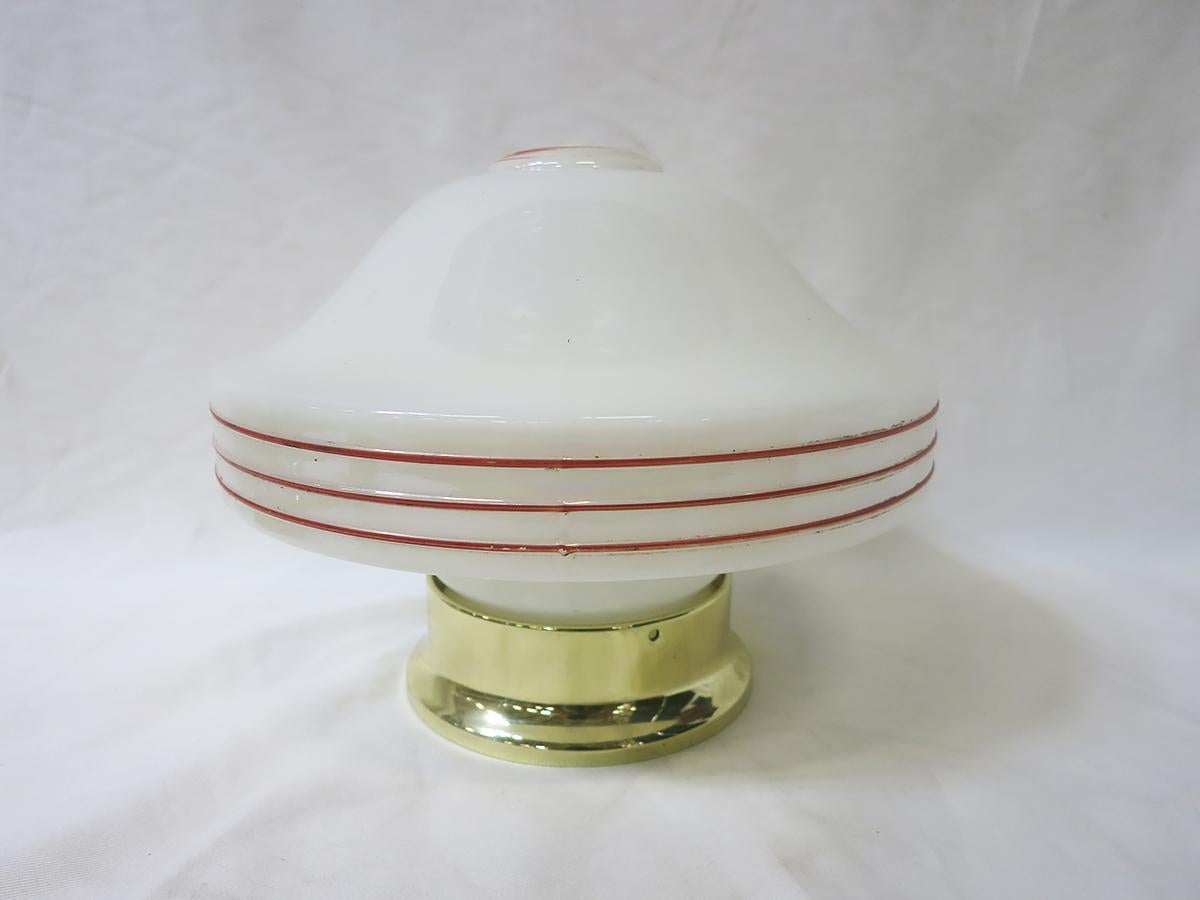 Small Schoolhouse Bell Shape Red 