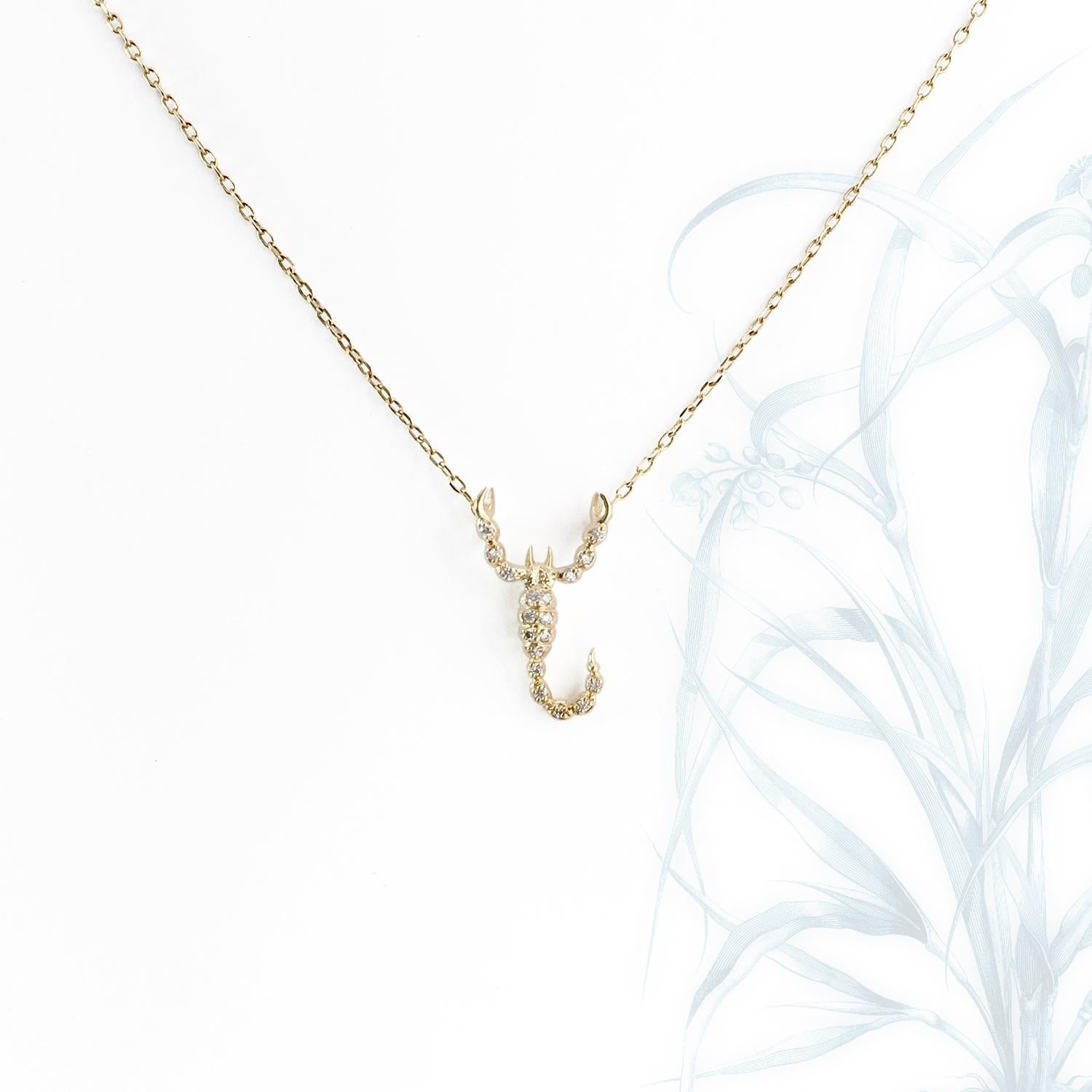 scorpion gold necklace