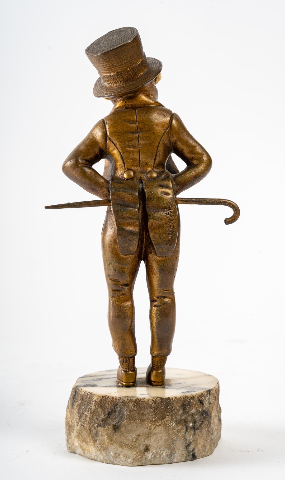 Bronze Petite sculpture de Georges Omerth
