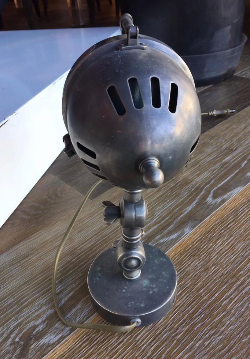 Small Search Light Desk Lamp For Sale at 1stDibs
