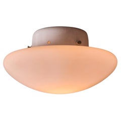 Piccola lampada da parete o soffitto in vetro di Sergio Mazza 'Magnolia' per Quattrifolio, 1971