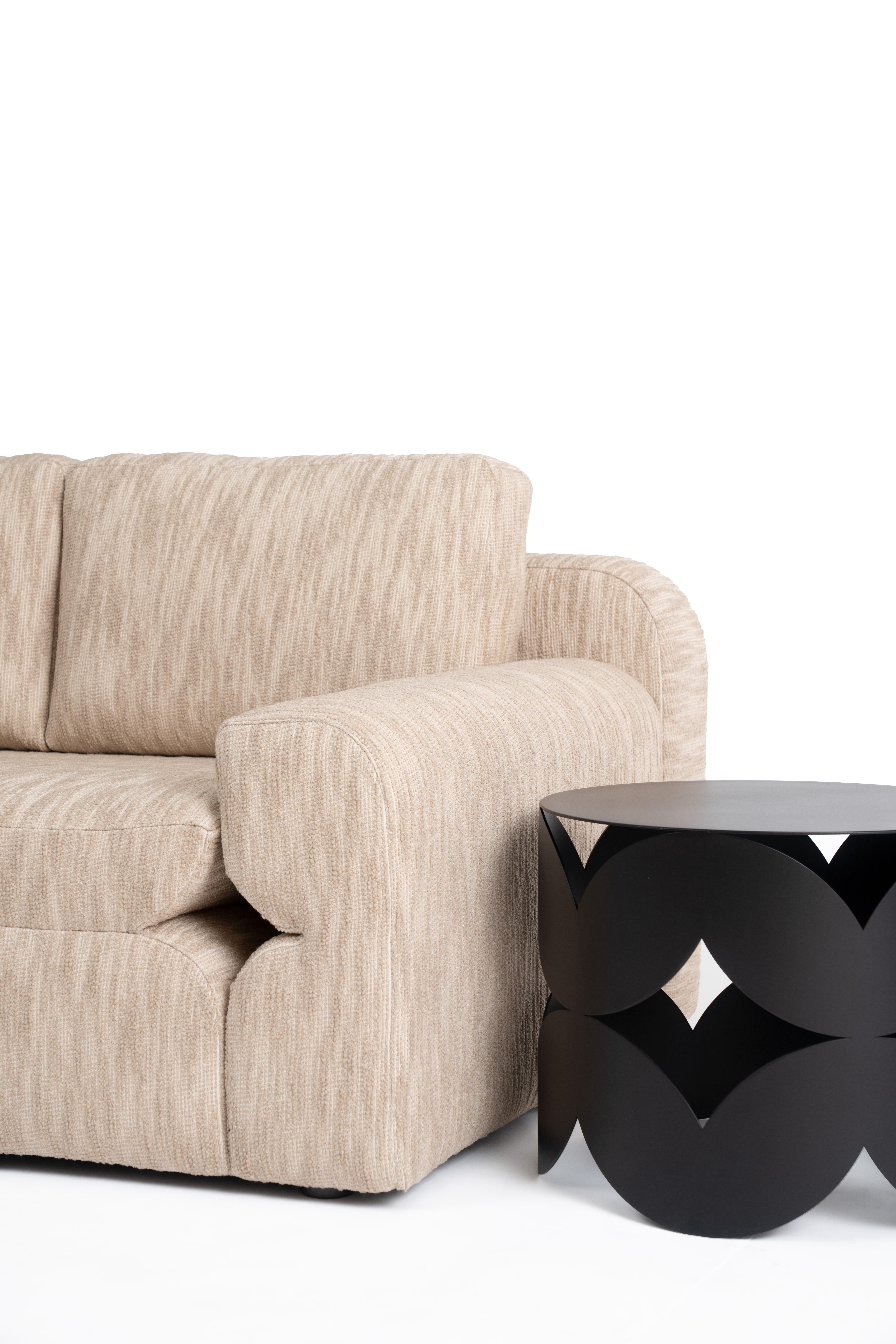 Small Serpentine Coffee Table by RALPH M For Sale 1