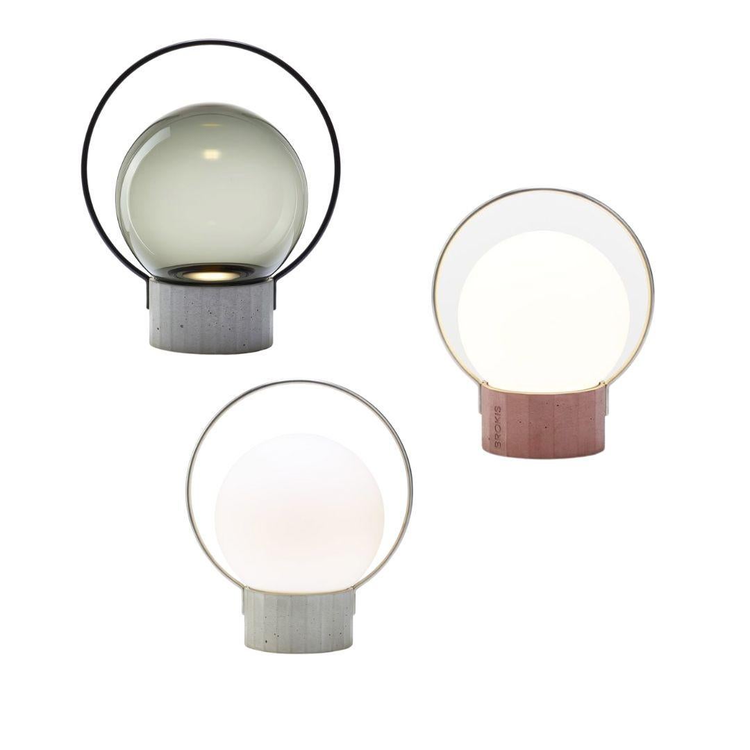 Recycelbare Tischlampe „Sfera“ aus mundgeblasenem Glas von Brokis im Angebot 11