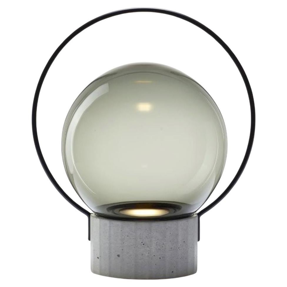 Petite lampe de bureau rechargeable en verre soufflé à la main "Sfera" pour Brokis en vente