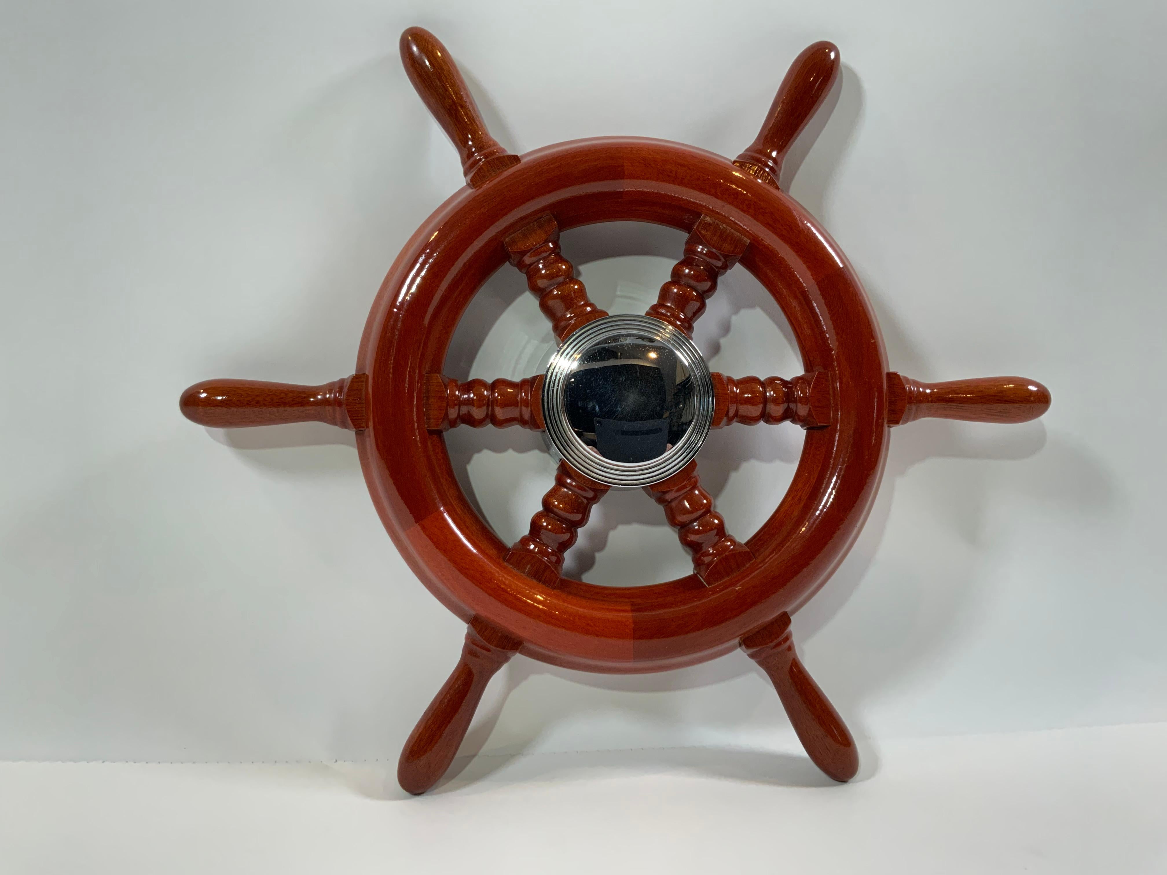 North American Small Ships Wheel For Sale