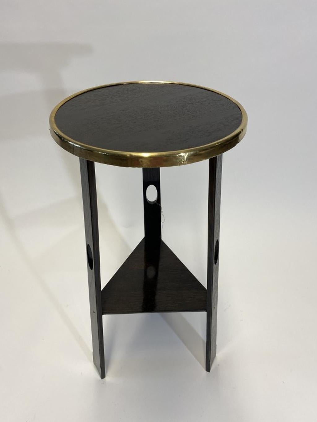Small side table by Joseph Maria Olbrich. Professionally stained and repolished.