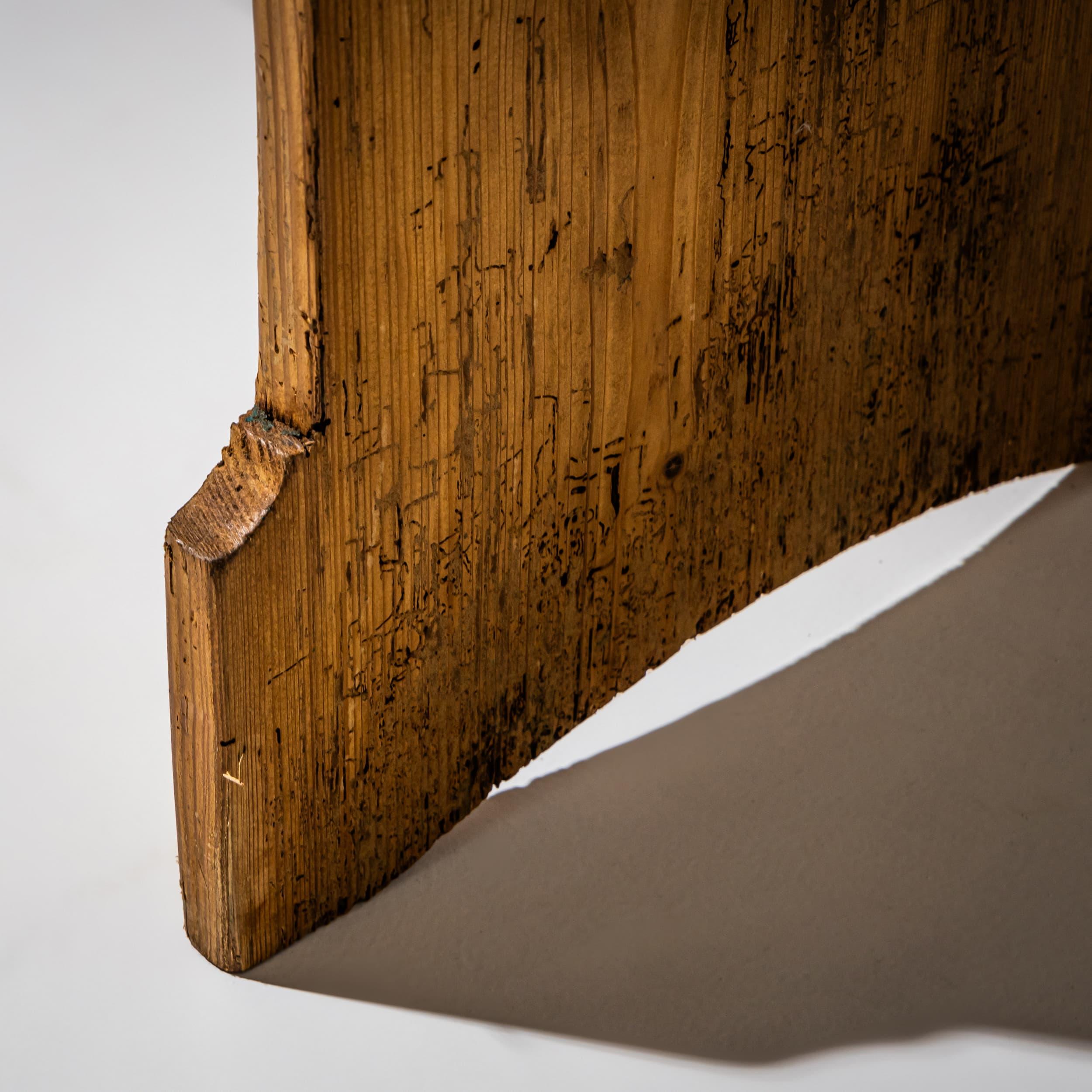 Petite table d'appoint, sapin, 19e siècle Bon état - En vente à Greding, DE