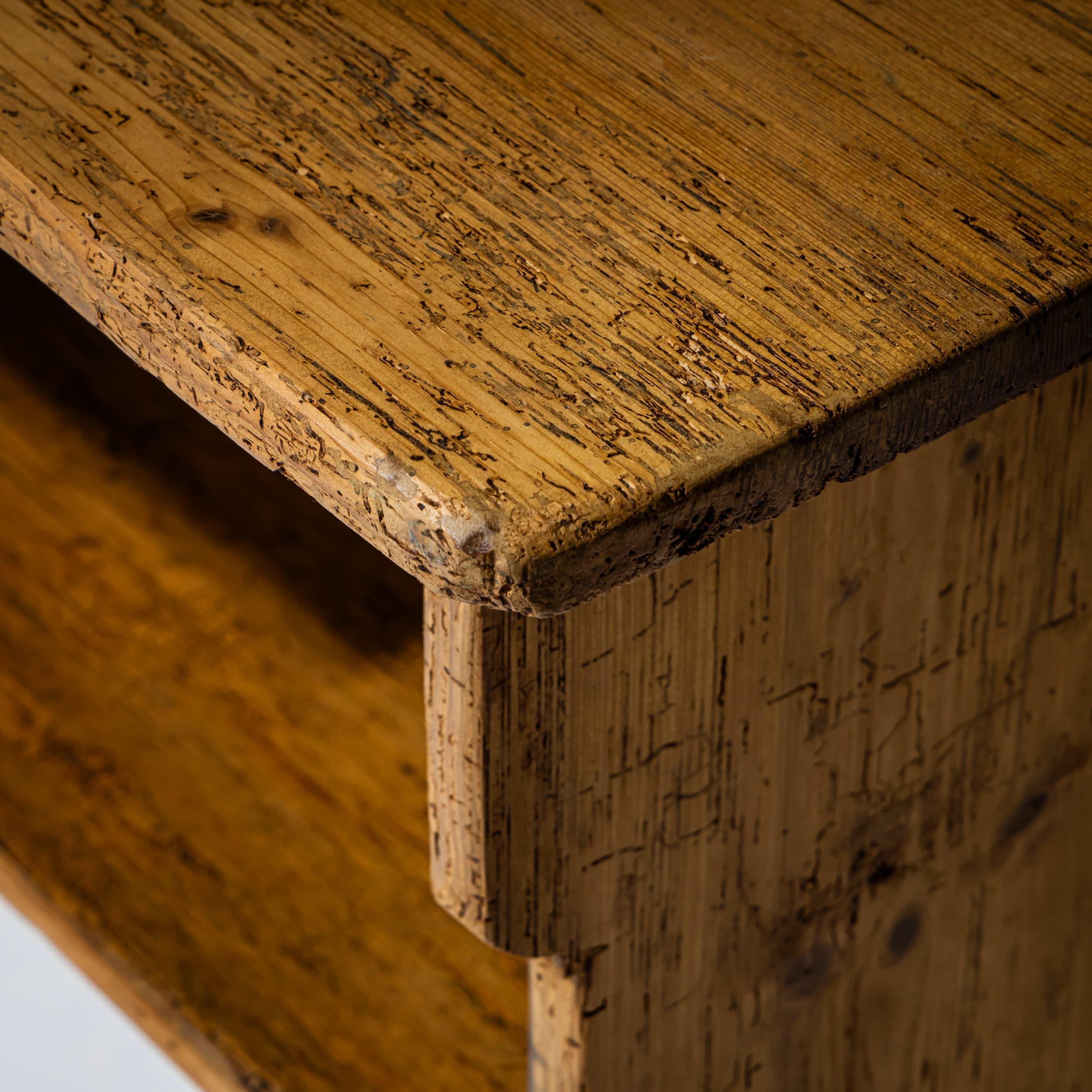 Sapin Petite table d'appoint, sapin, 19e siècle en vente