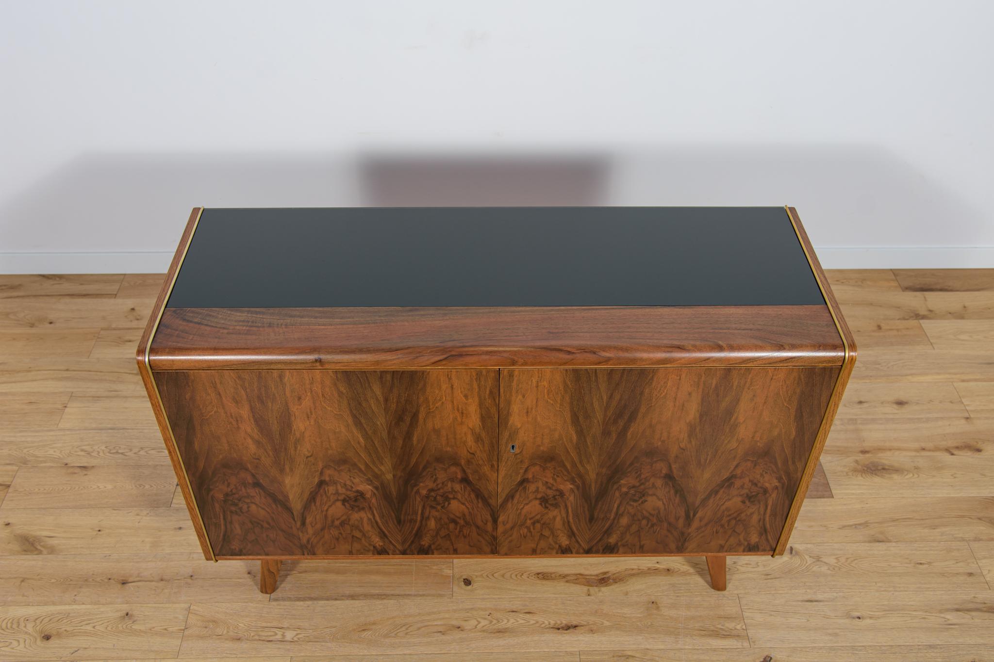 Mid-Century Modern Small Sideboard by Bohumil Landsman & Hubert Nepožitek for Jitona, 1960s For Sale