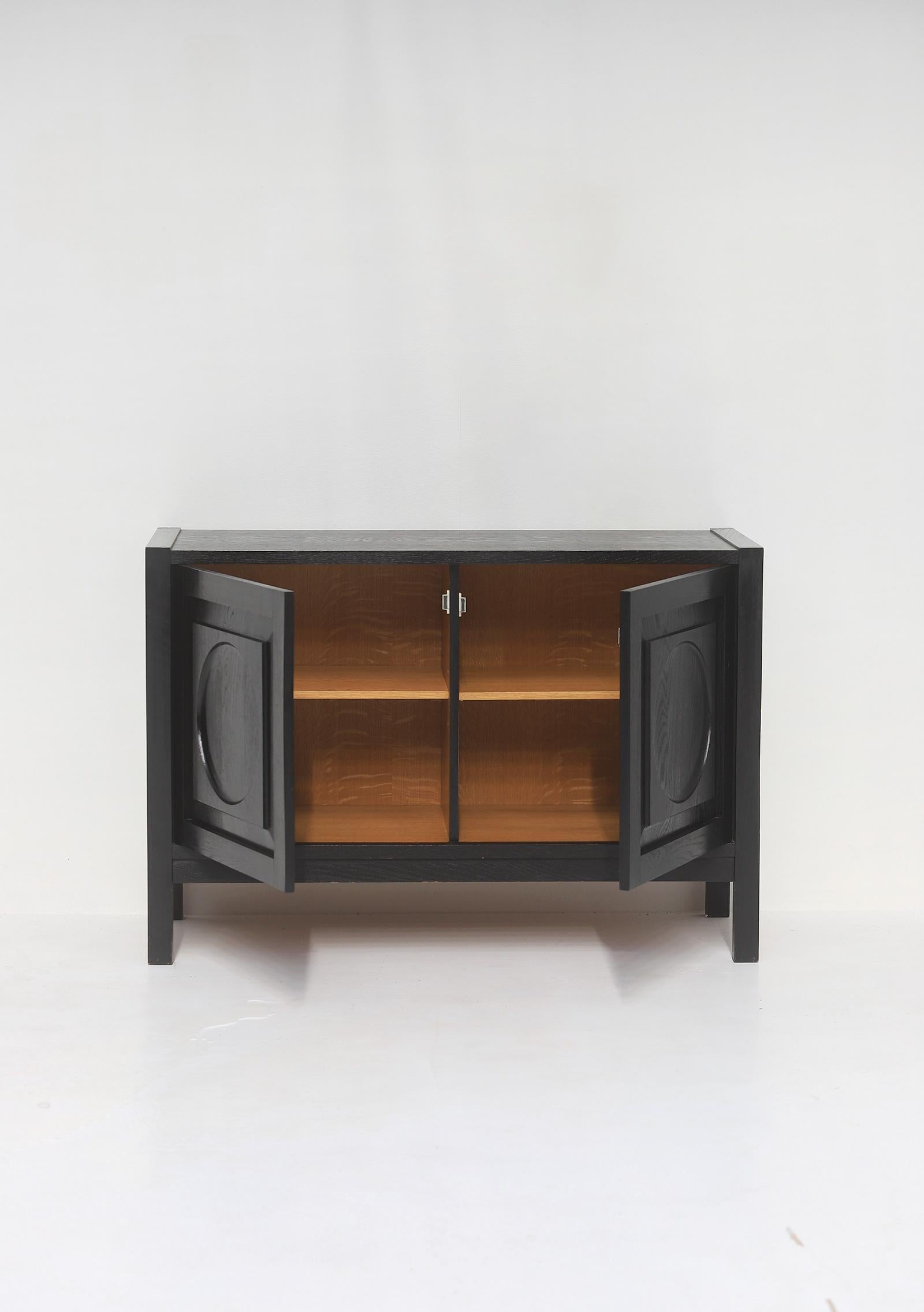 Wood Small Sideboard / Cabinet by Defour, Belgium 1970s