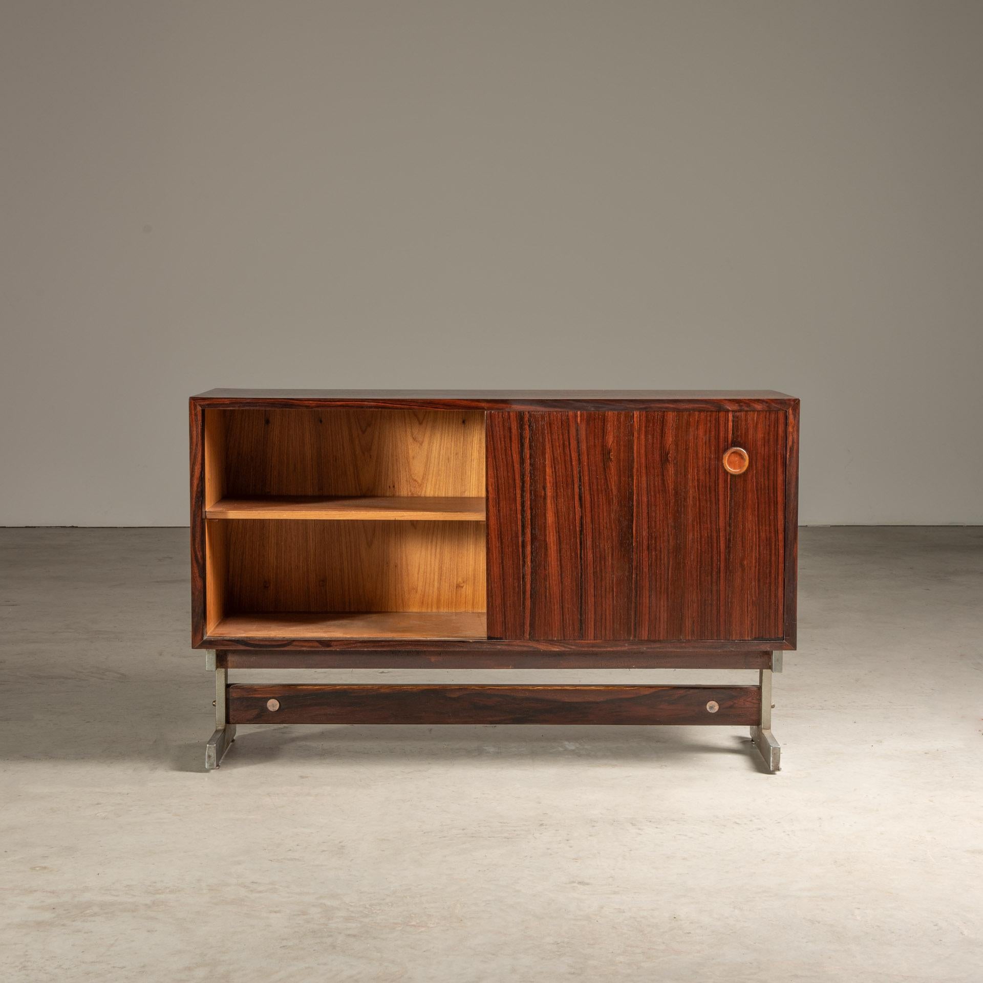 Small Sideboard in Hardwood, by Sergio Rodrigues, Brazilian Mid-Century Modern For Sale 2