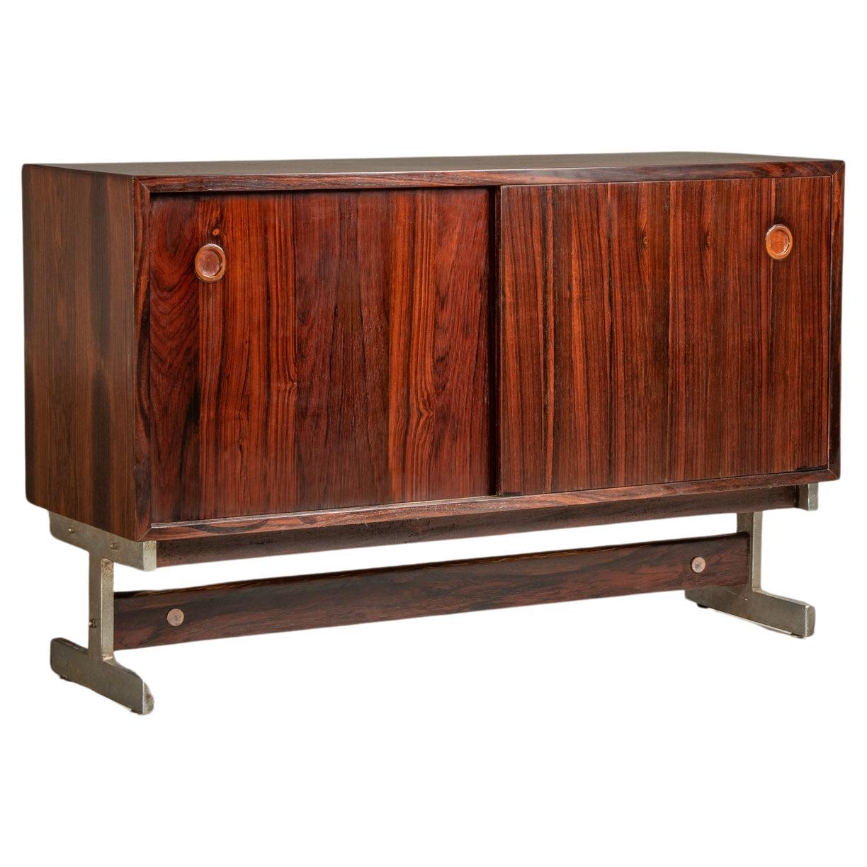 Small Sideboard in Hardwood, by Sergio Rodrigues, Brazilian Mid-Century Modern