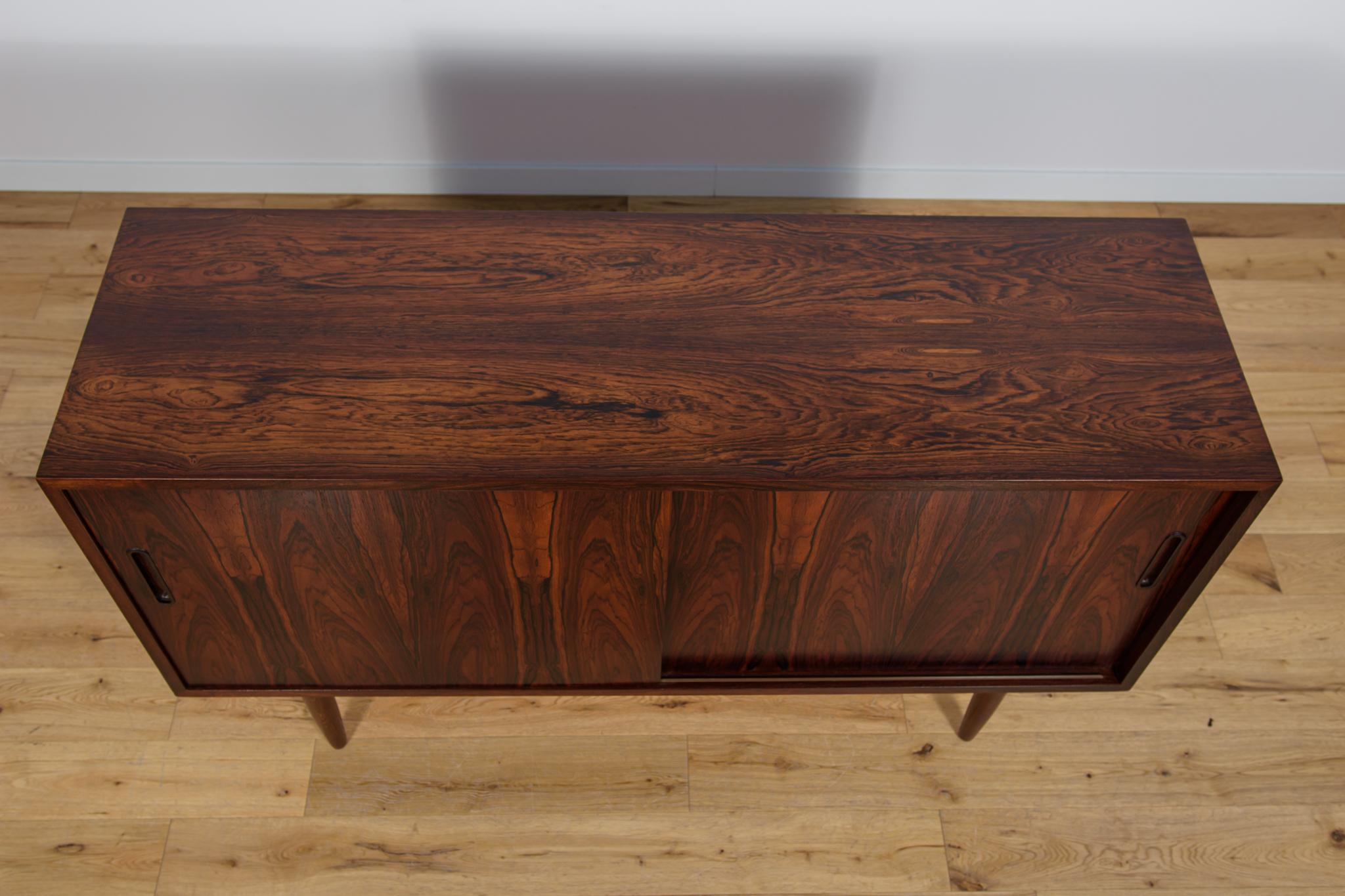 Danish Small Sideboard in Rosewood by P. Hundevad for Hundevad & Co, 1960s For Sale