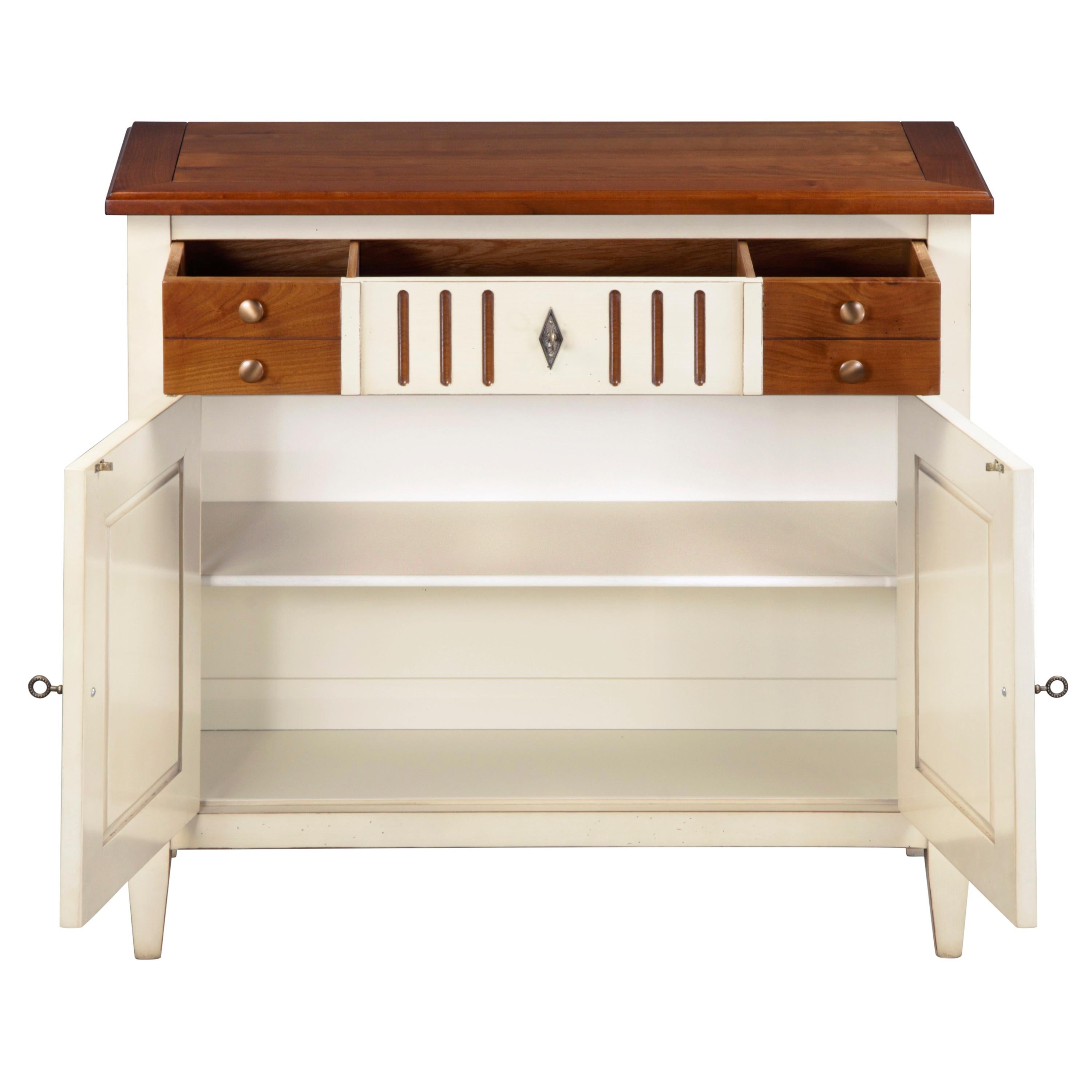small white sideboard