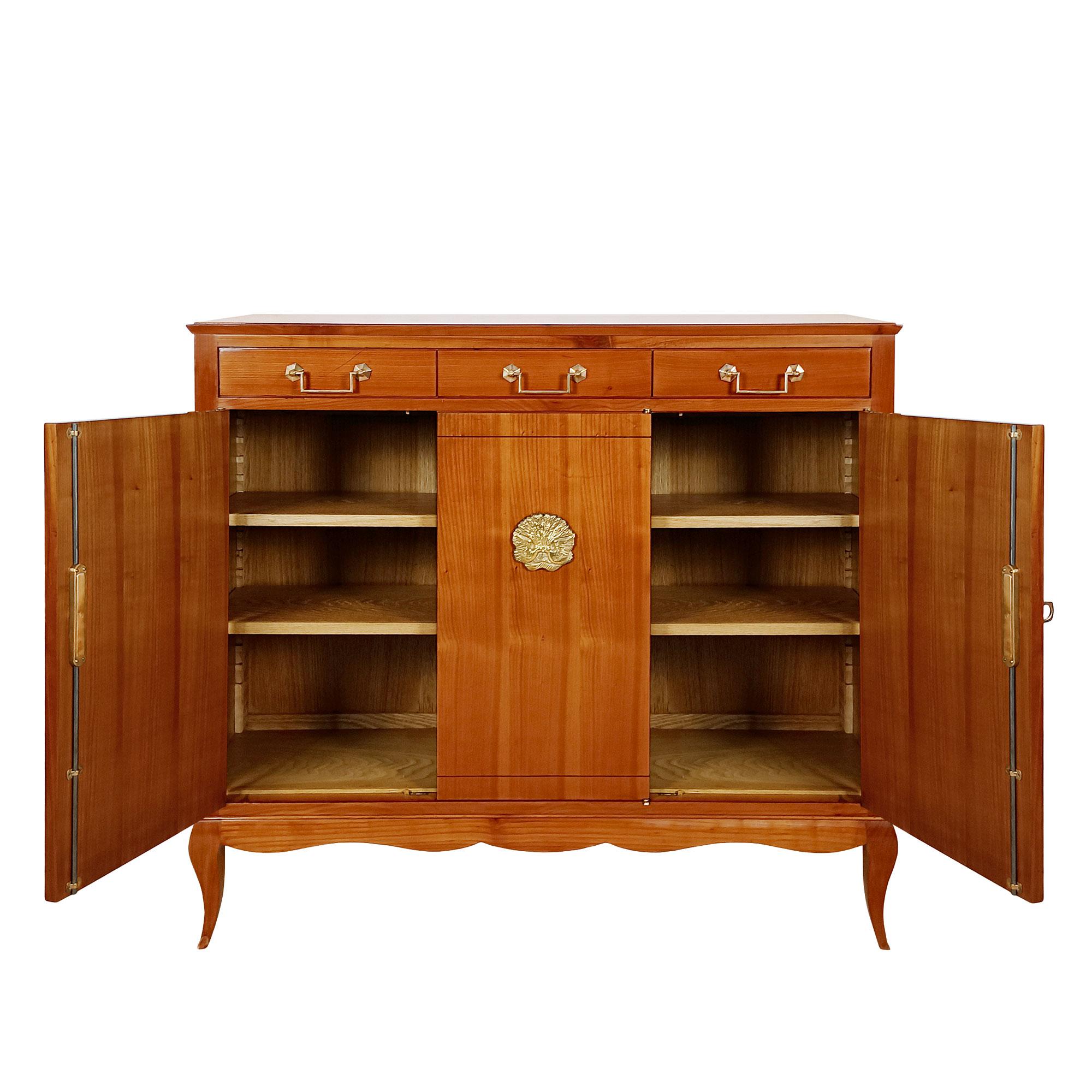 Mid-Century Modern Small sideboard or cabinet by André Arbus- France 1940 For Sale