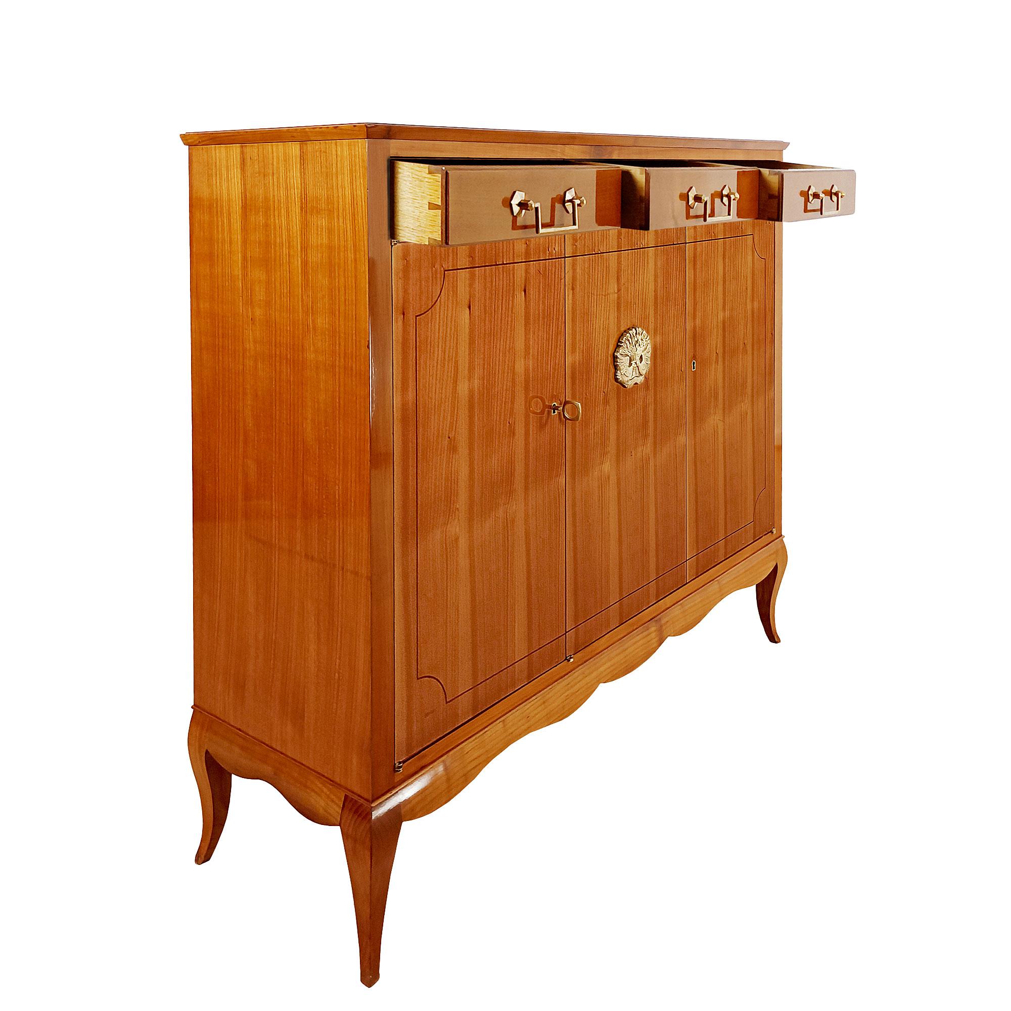 French Small sideboard or cabinet by André Arbus- France 1940 For Sale