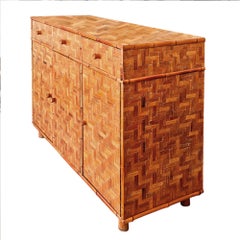 Small sideboard with three doors -Italy 1970