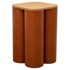 Small Silos Side Table with Wooden Top Design by Studiopepe for Uniqka