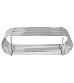 Small Silver Contemporary Shelf