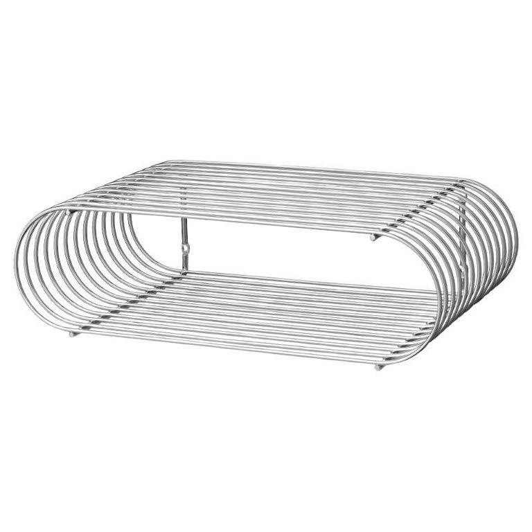 Small Silver Contemporary Shelf For Sale at 1stDibs