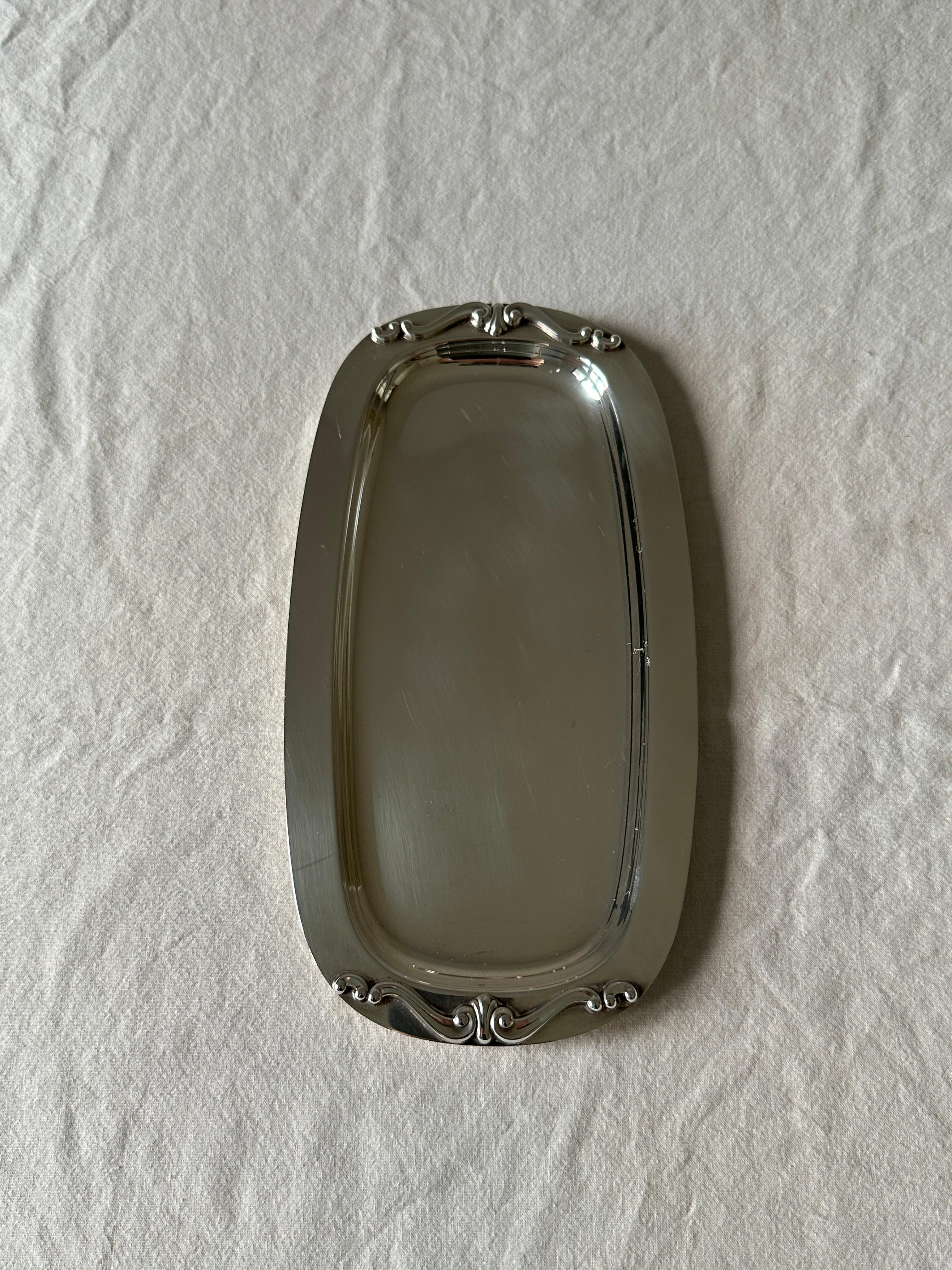Small sterling silver tray