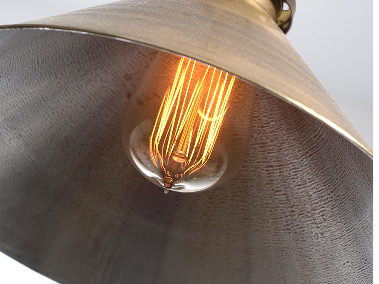 Industrial Small, Simple and Elegant Spun Brass Shade