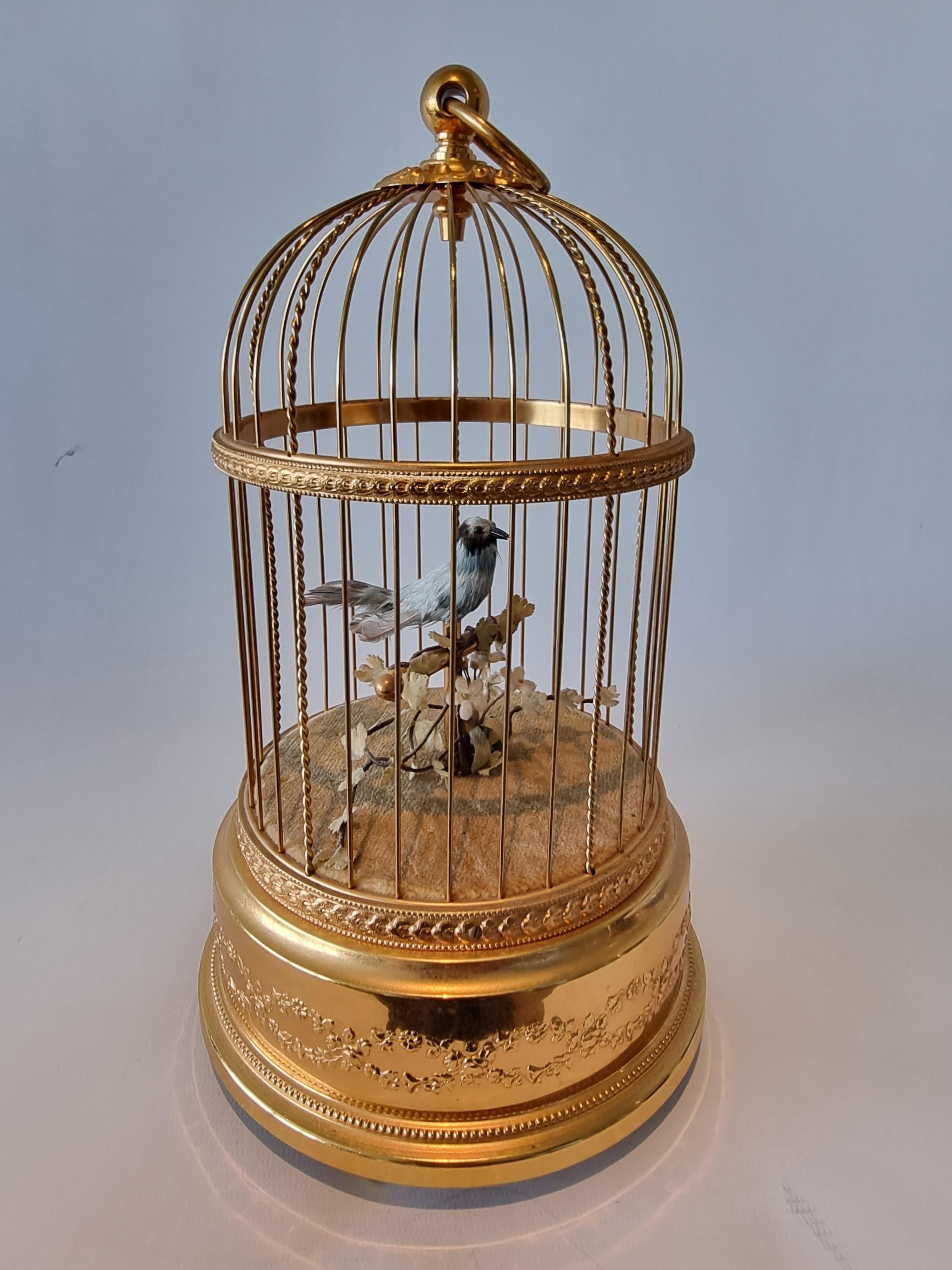 Swiss Small Singing Bird Cage by Reuge of Switzerland