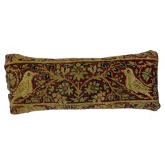 Petit oreiller antique tissé à la main Pictorial Hand Woven Pillow