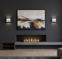 Kleiner „Einzelblock“-Wandleuchter aus Alabaster, Modell #145, nach Pierre Chareau