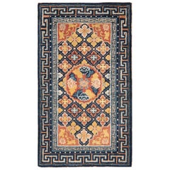 Small Size Antique Chinese Ningxia Rug