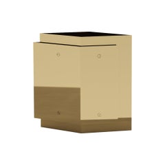 Small Size Hand Polished Brass Vase