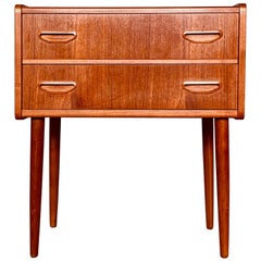 Small Size Midcentury Danish Teak Chest of Drawers, 1960s